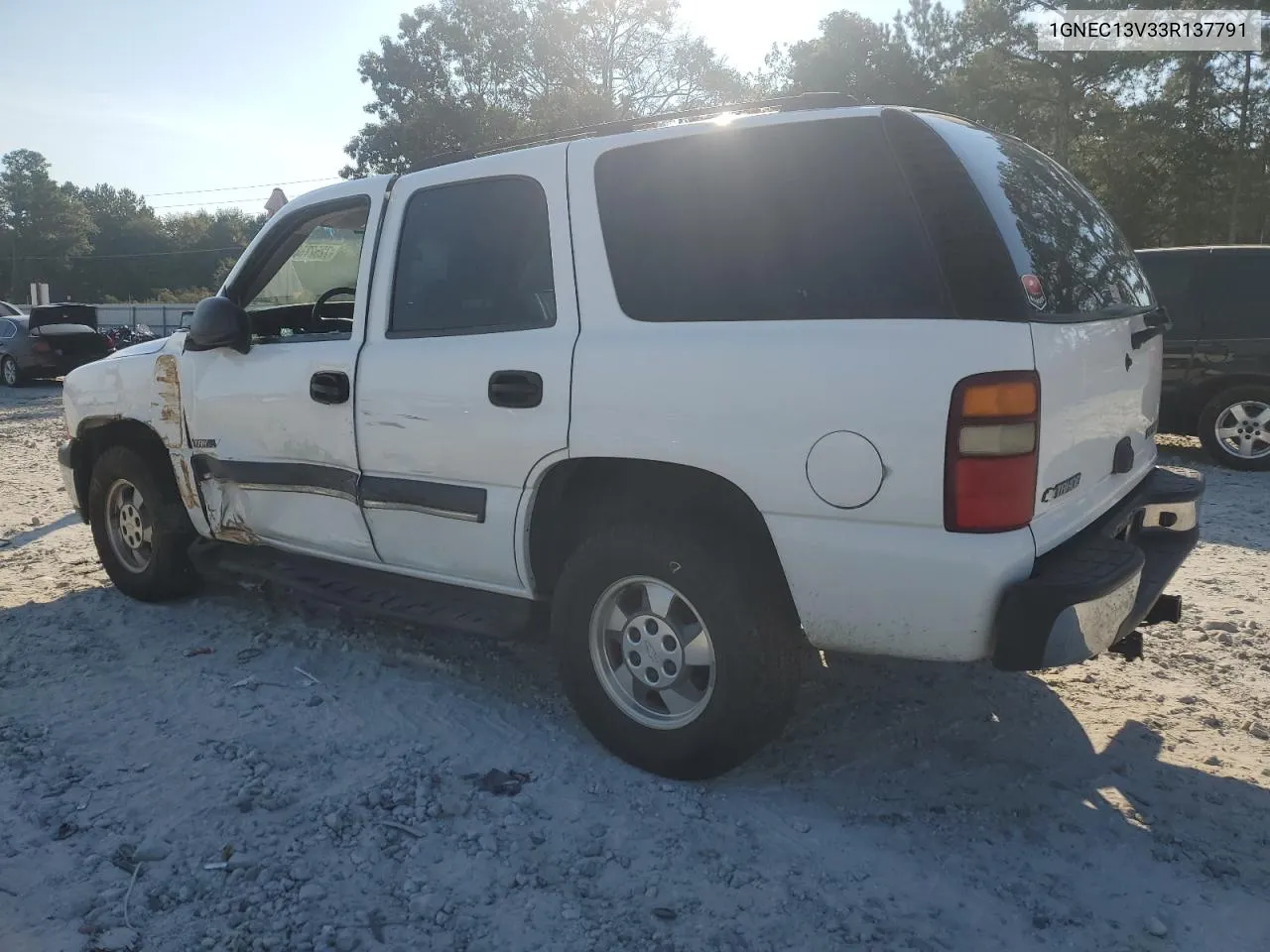 2003 Chevrolet Tahoe C1500 VIN: 1GNEC13V33R137791 Lot: 72527884