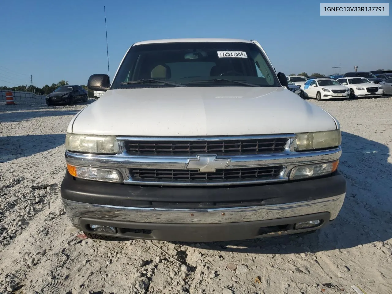 2003 Chevrolet Tahoe C1500 VIN: 1GNEC13V33R137791 Lot: 72527884