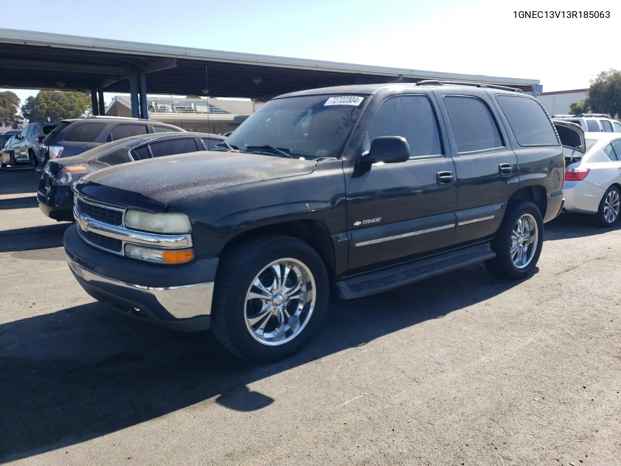 2003 Chevrolet Tahoe C1500 VIN: 1GNEC13V13R185063 Lot: 72722304