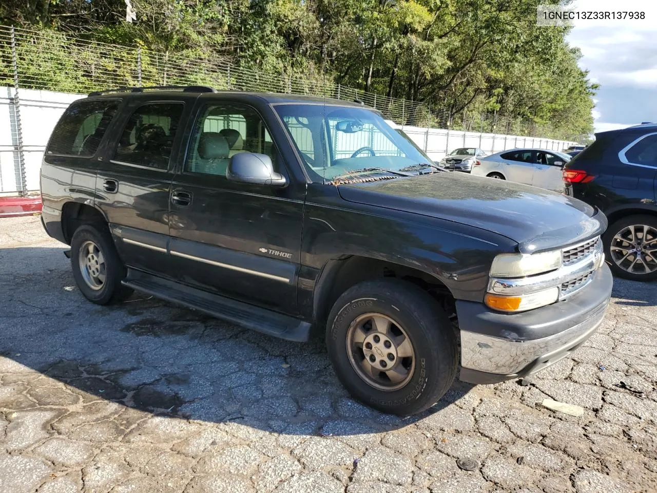 2003 Chevrolet Tahoe C1500 VIN: 1GNEC13Z33R137938 Lot: 73255314