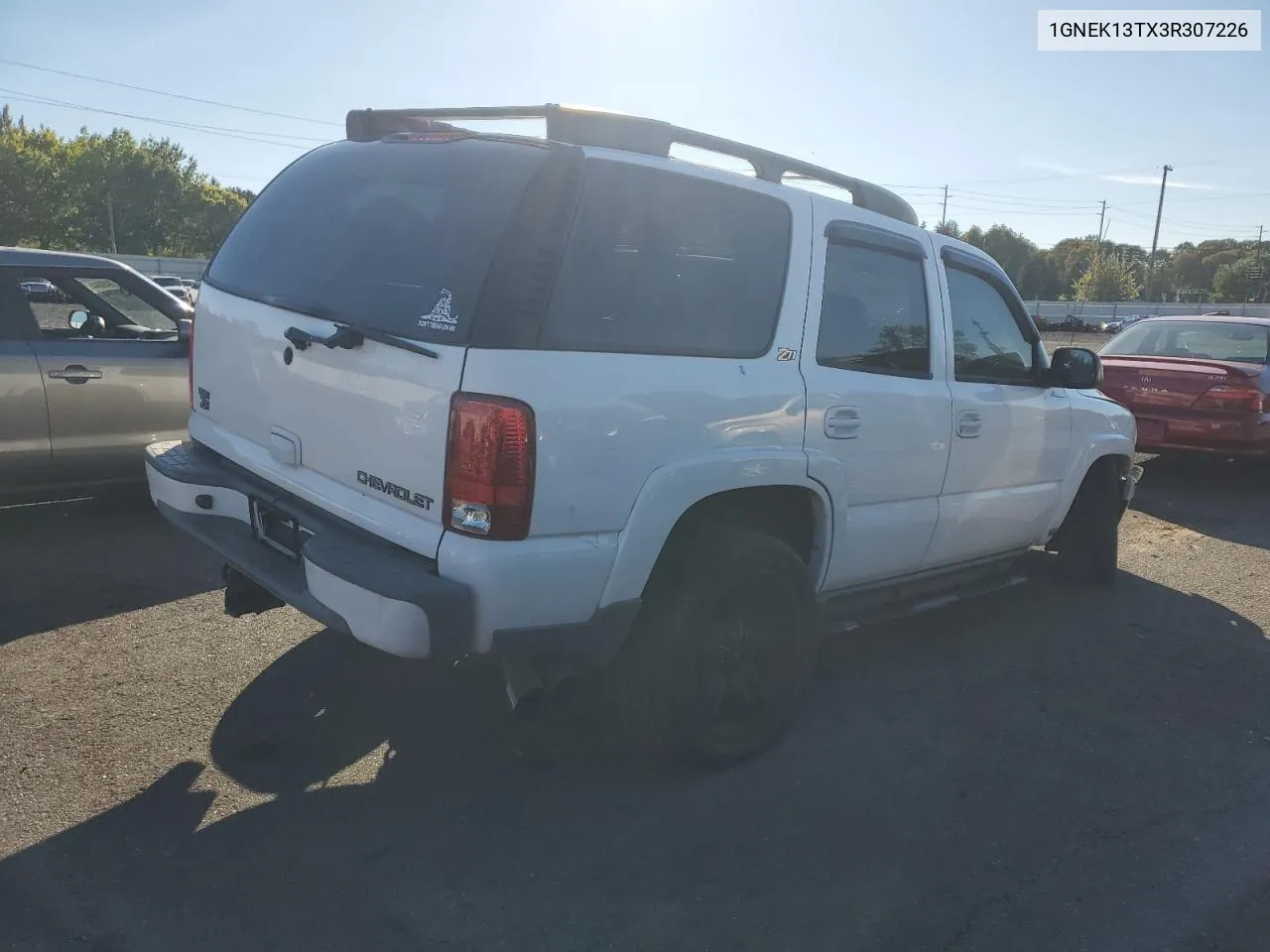 2003 Chevrolet Tahoe K1500 VIN: 1GNEK13TX3R307226 Lot: 73672214