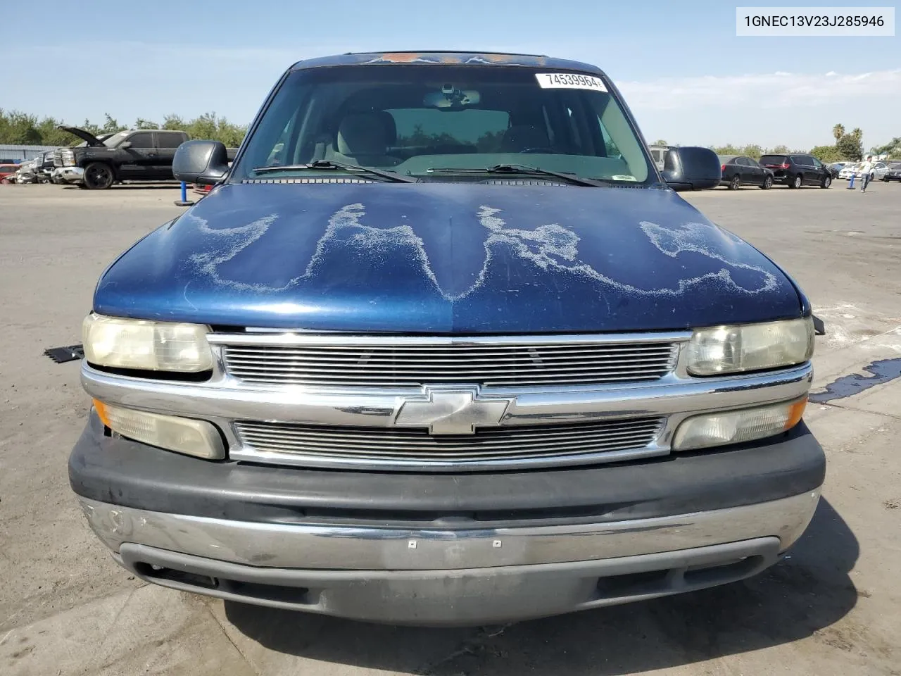 2003 Chevrolet Tahoe C1500 VIN: 1GNEC13V23J285946 Lot: 74539964