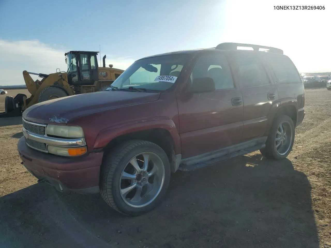 2003 Chevrolet Tahoe K1500 VIN: 1GNEK13Z13R269406 Lot: 74957054