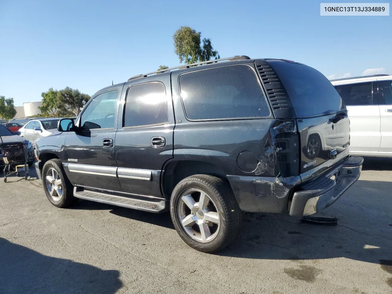 2003 Chevrolet Tahoe C1500 VIN: 1GNEC13T13J334889 Lot: 75020834