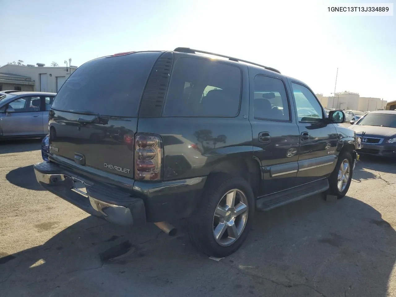 2003 Chevrolet Tahoe C1500 VIN: 1GNEC13T13J334889 Lot: 75020834