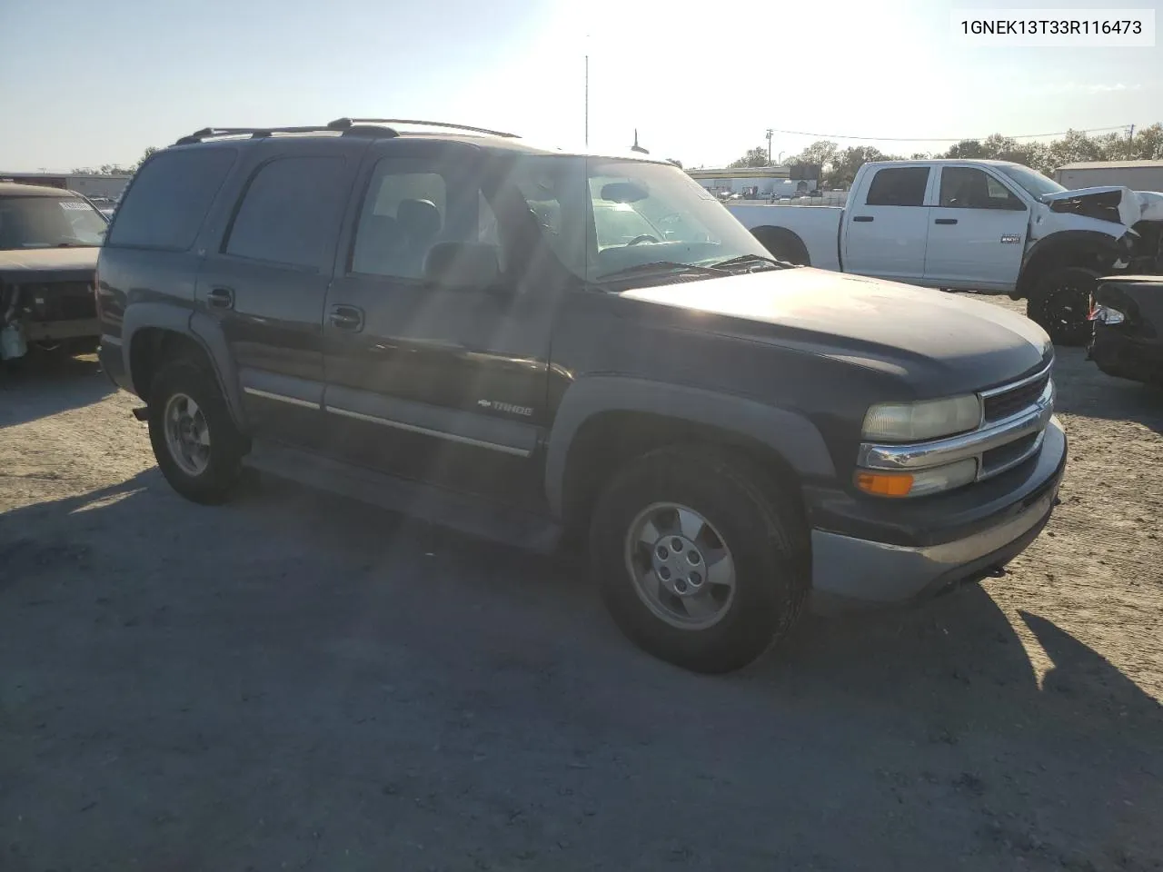 2003 Chevrolet Tahoe K1500 VIN: 1GNEK13T33R116473 Lot: 75066024