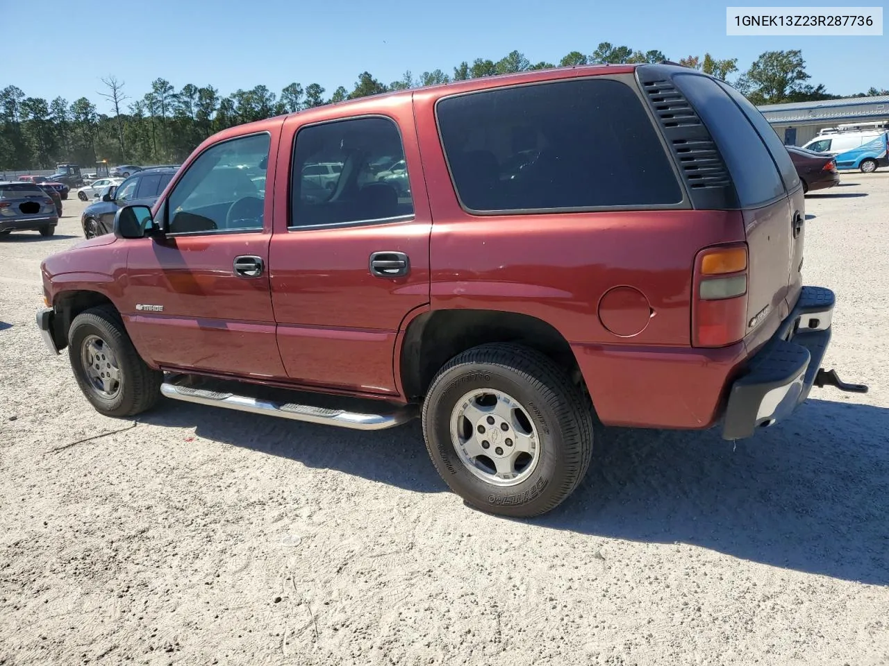 2003 Chevrolet Tahoe K1500 VIN: 1GNEK13Z23R287736 Lot: 75355864