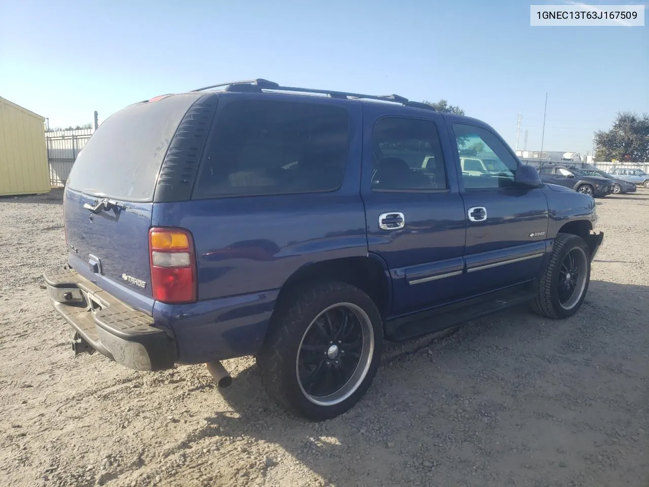 2003 Chevrolet Tahoe C1500 VIN: 1GNEC13T63J167509 Lot: 75519734