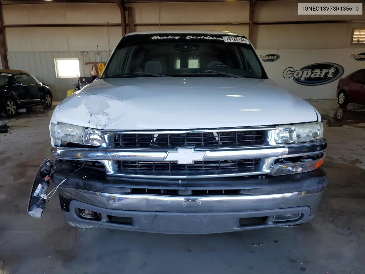 2003 Chevrolet Tahoe C1500 VIN: 1GNEC13V73R135610 Lot: 76126134