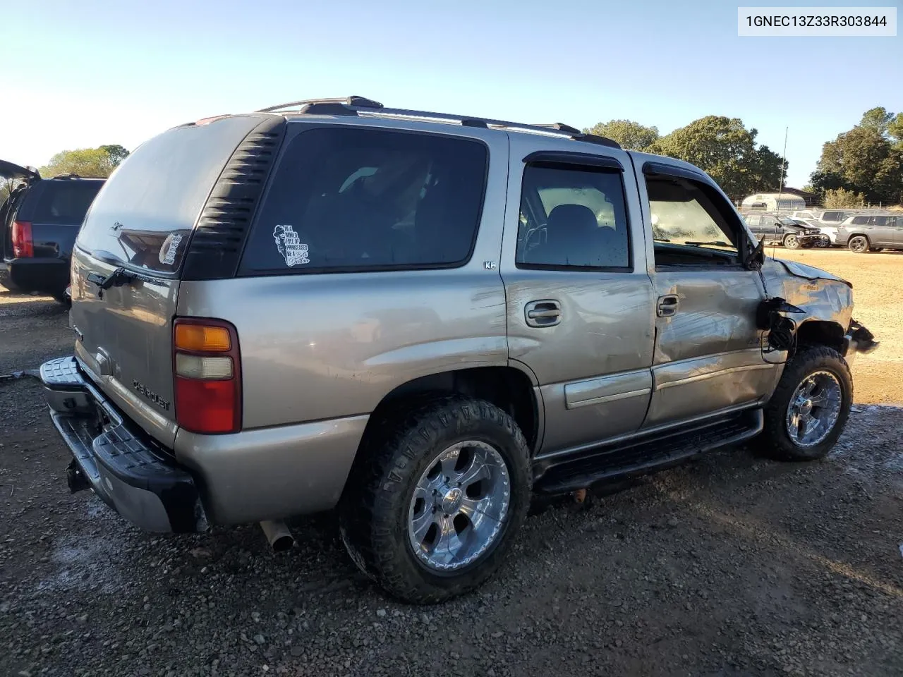 2003 Chevrolet Tahoe C1500 VIN: 1GNEC13Z33R303844 Lot: 76607974