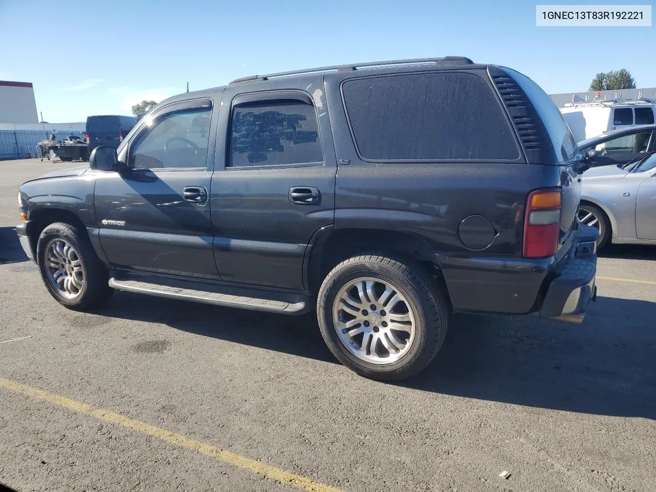 2003 Chevrolet Tahoe C1500 VIN: 1GNEC13T83R192221 Lot: 76839024