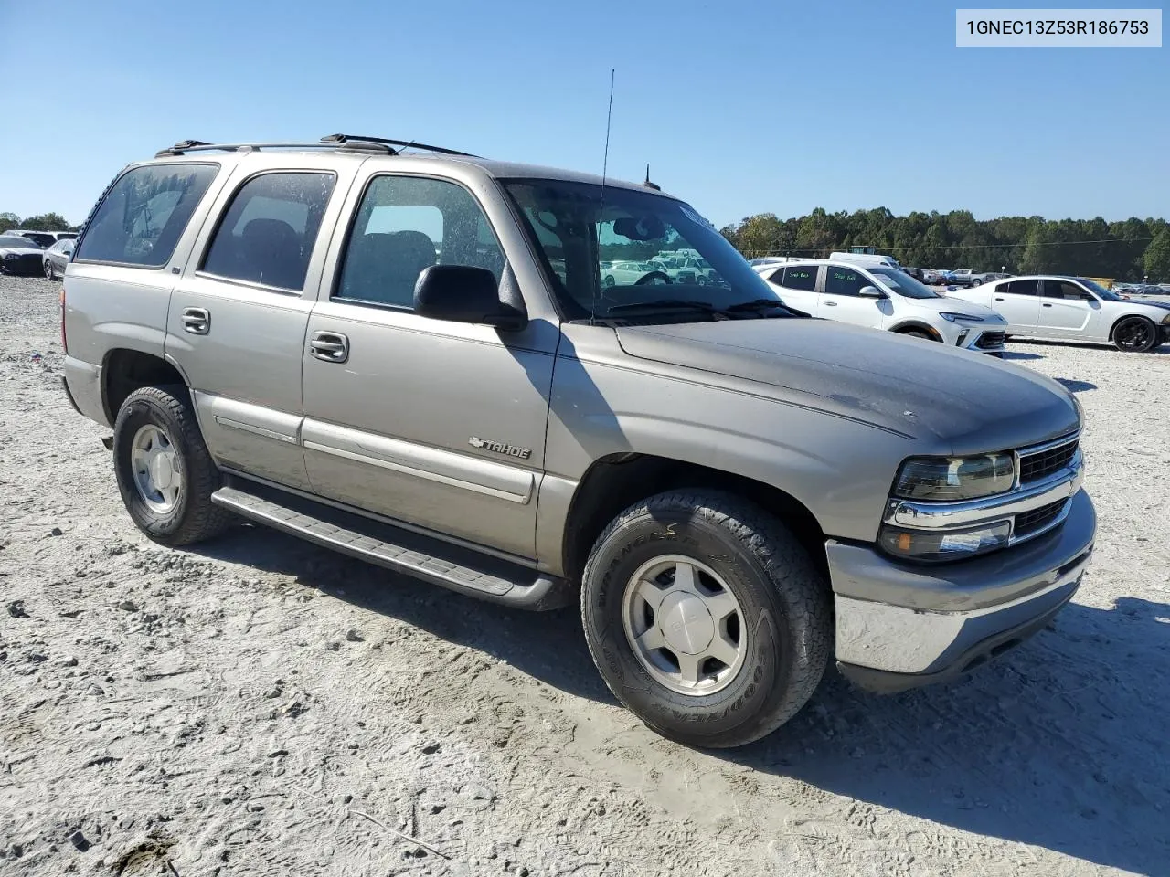 1GNEC13Z53R186753 2003 Chevrolet Tahoe C1500