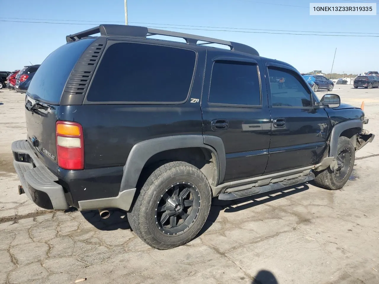 2003 Chevrolet Tahoe K1500 VIN: 1GNEK13Z33R319335 Lot: 77090894