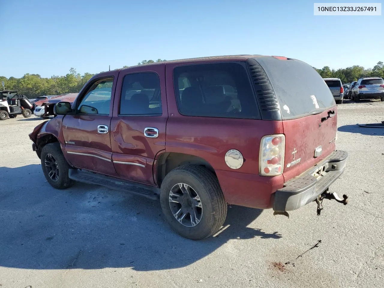 2003 Chevrolet Tahoe C1500 VIN: 1GNEC13Z33J267491 Lot: 77376764