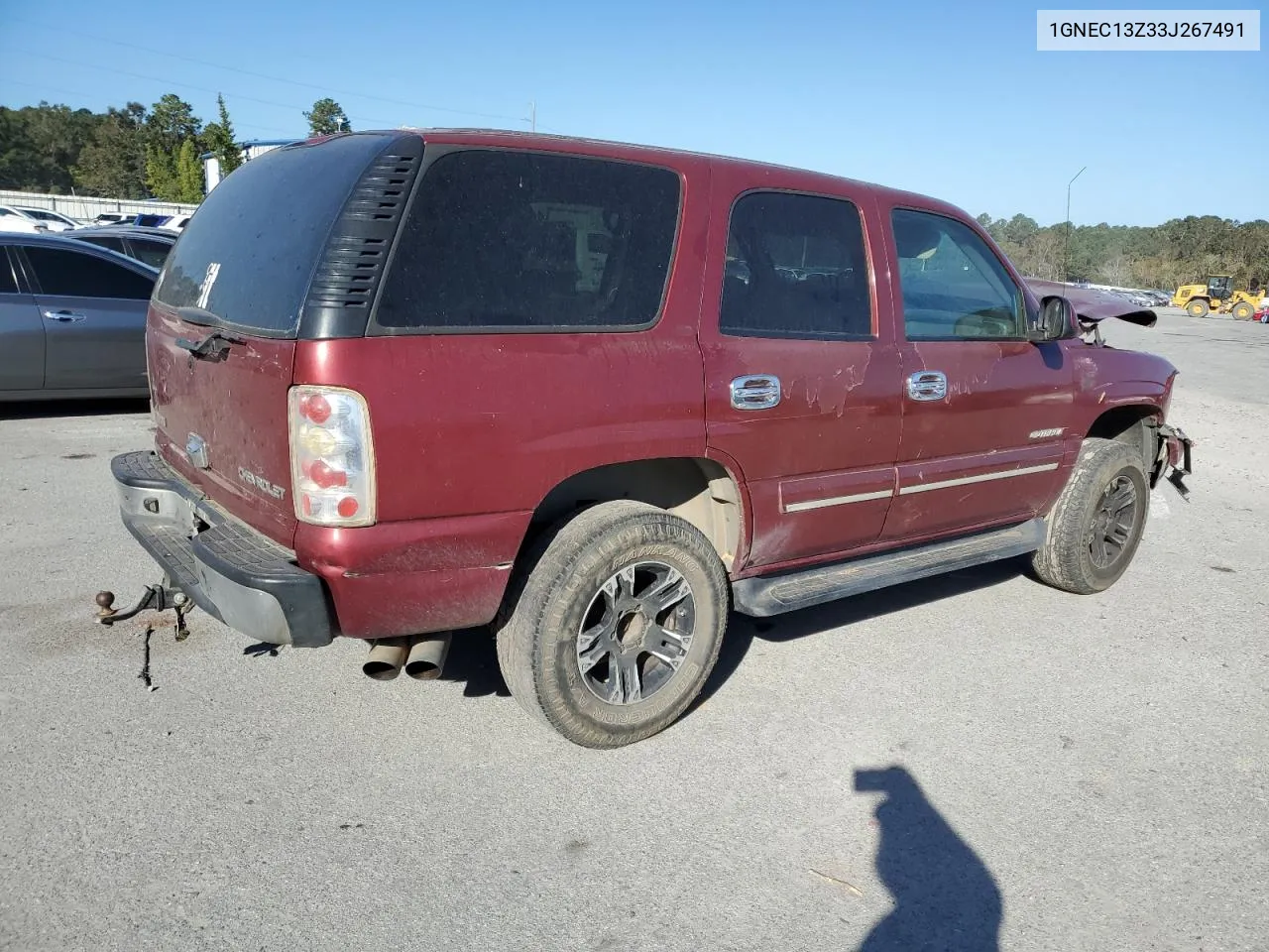 2003 Chevrolet Tahoe C1500 VIN: 1GNEC13Z33J267491 Lot: 77376764