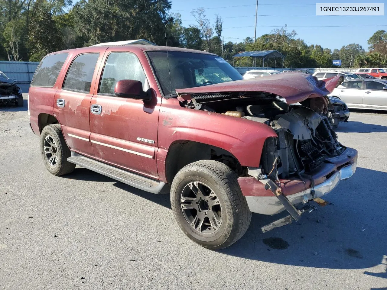 2003 Chevrolet Tahoe C1500 VIN: 1GNEC13Z33J267491 Lot: 77376764