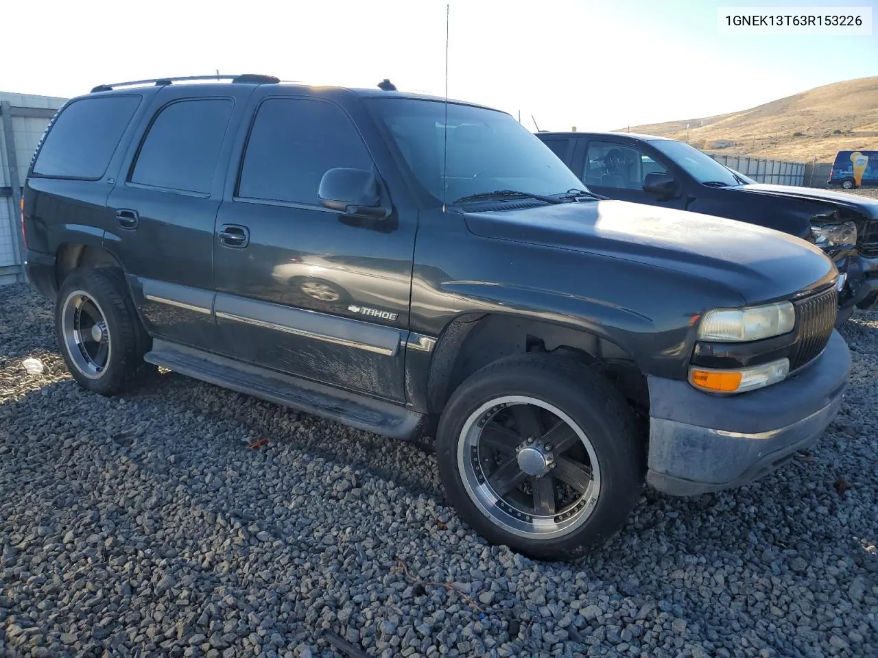 2003 Chevrolet Tahoe K1500 VIN: 1GNEK13T63R153226 Lot: 77817894