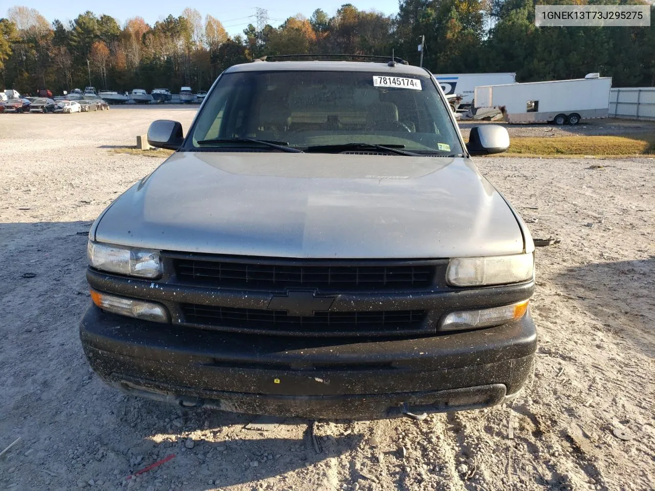 2003 Chevrolet Tahoe K1500 VIN: 1GNEK13T73J295275 Lot: 78145174