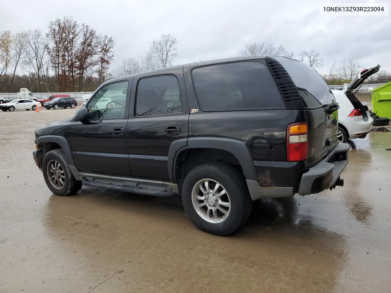 2003 Chevrolet Tahoe K1500 VIN: 1GNEK13Z93R223094 Lot: 78746254