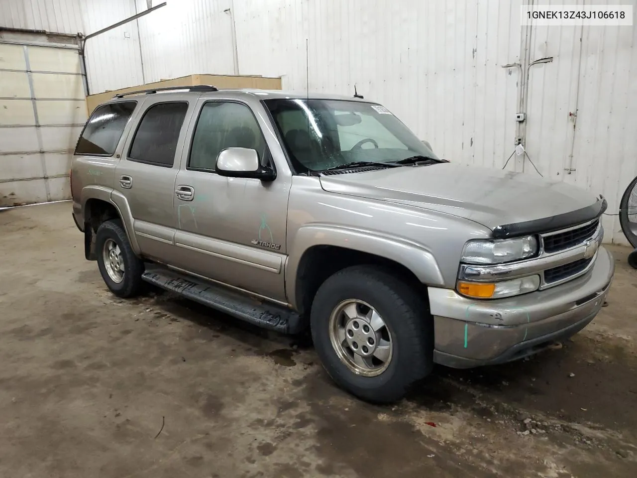 2003 Chevrolet Tahoe K1500 VIN: 1GNEK13Z43J106618 Lot: 79106364