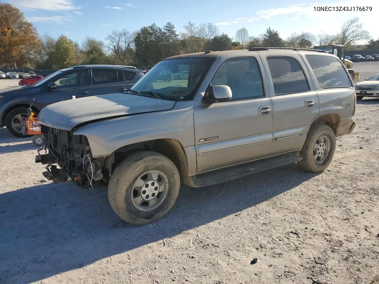 2003 Chevrolet Tahoe C1500 VIN: 1GNEC13Z43J176679 Lot: 79172534