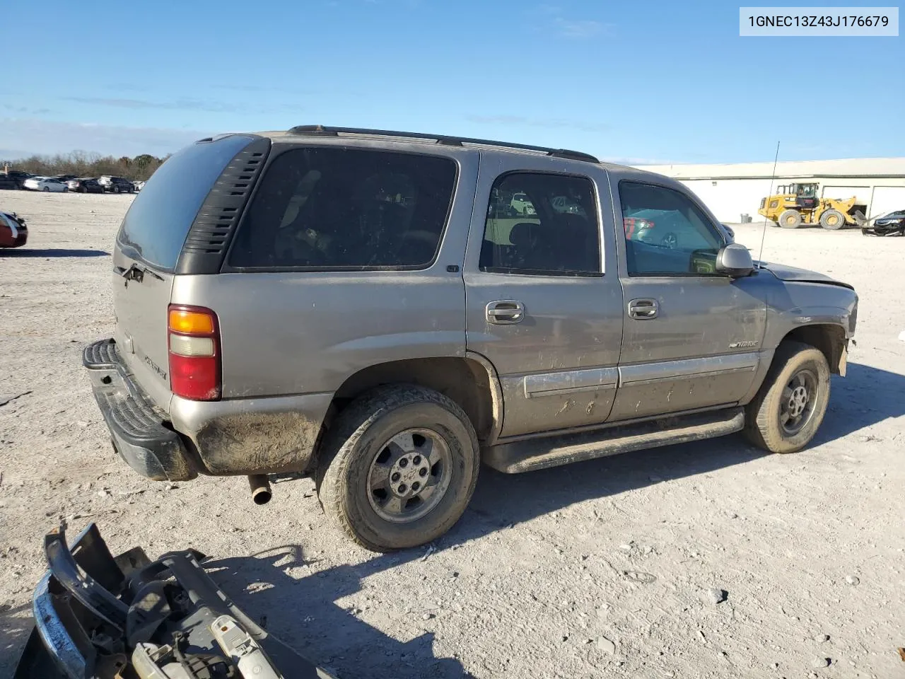 2003 Chevrolet Tahoe C1500 VIN: 1GNEC13Z43J176679 Lot: 79172534