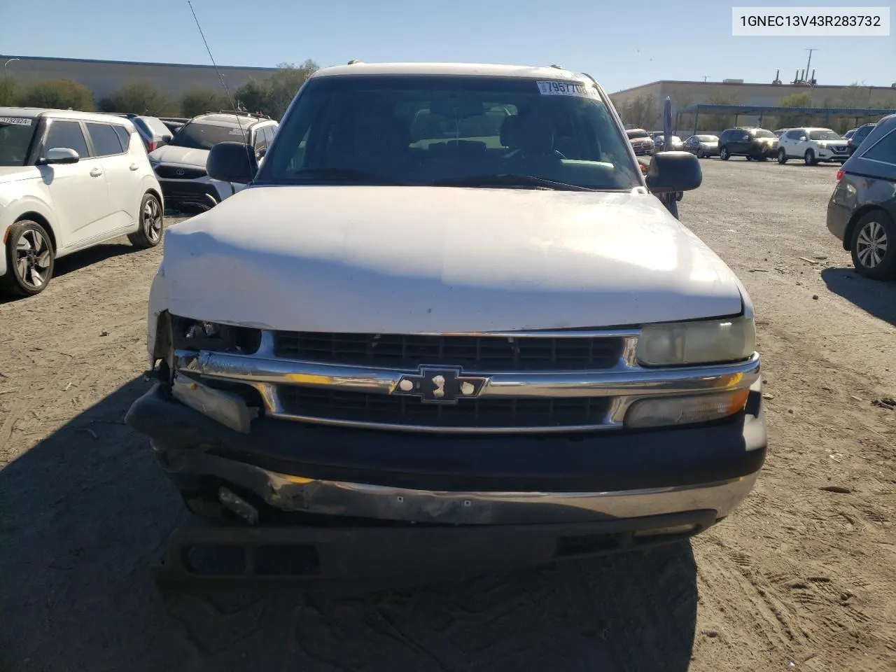 2003 Chevrolet Tahoe C1500 VIN: 1GNEC13V43R283732 Lot: 79577084