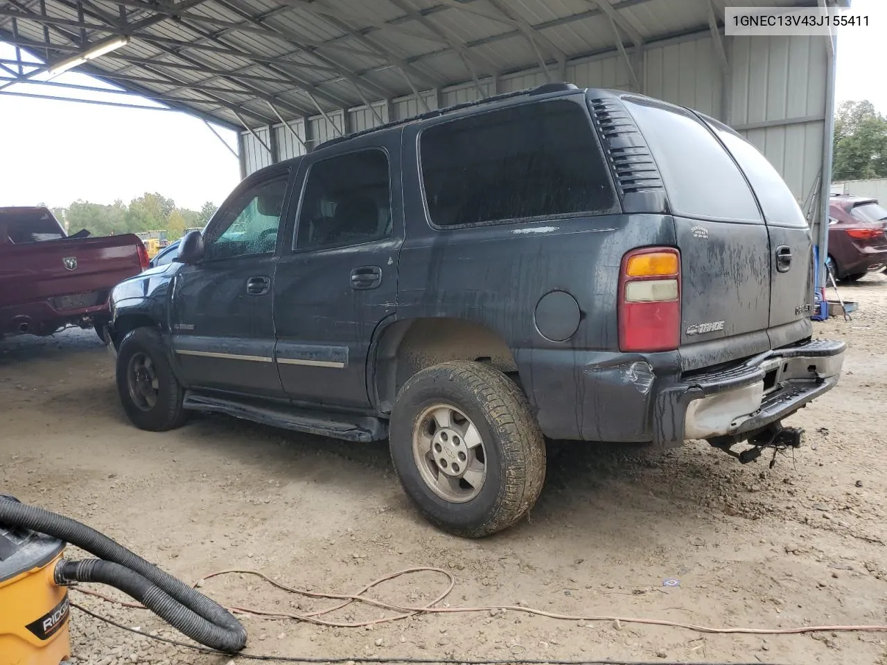 2003 Chevrolet Tahoe C1500 VIN: 1GNEC13V43J155411 Lot: 79949114