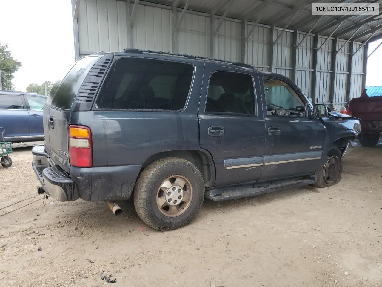 2003 Chevrolet Tahoe C1500 VIN: 1GNEC13V43J155411 Lot: 79949114