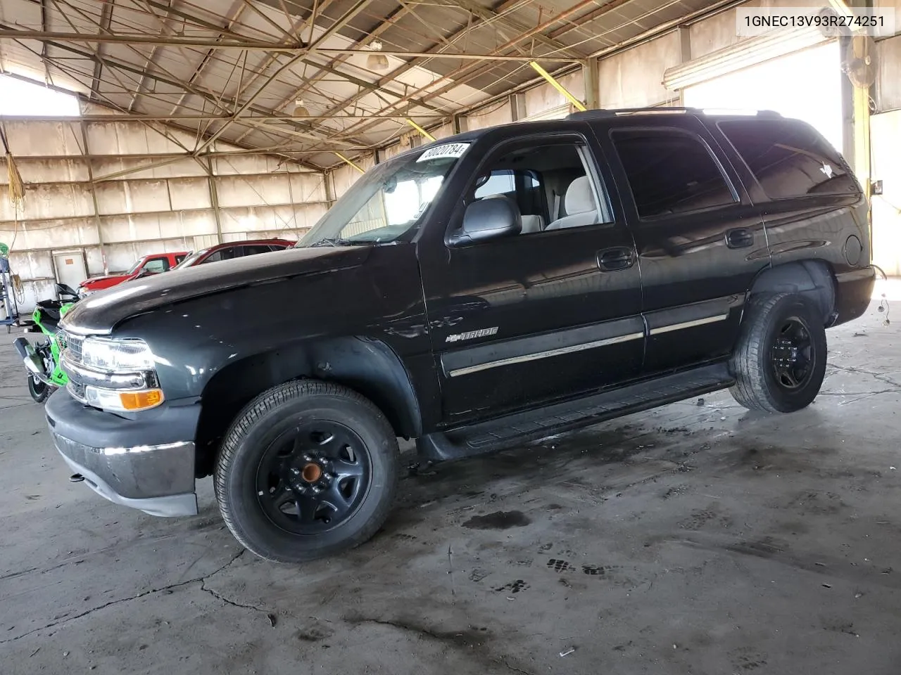 2003 Chevrolet Tahoe C1500 VIN: 1GNEC13V93R274251 Lot: 80020784