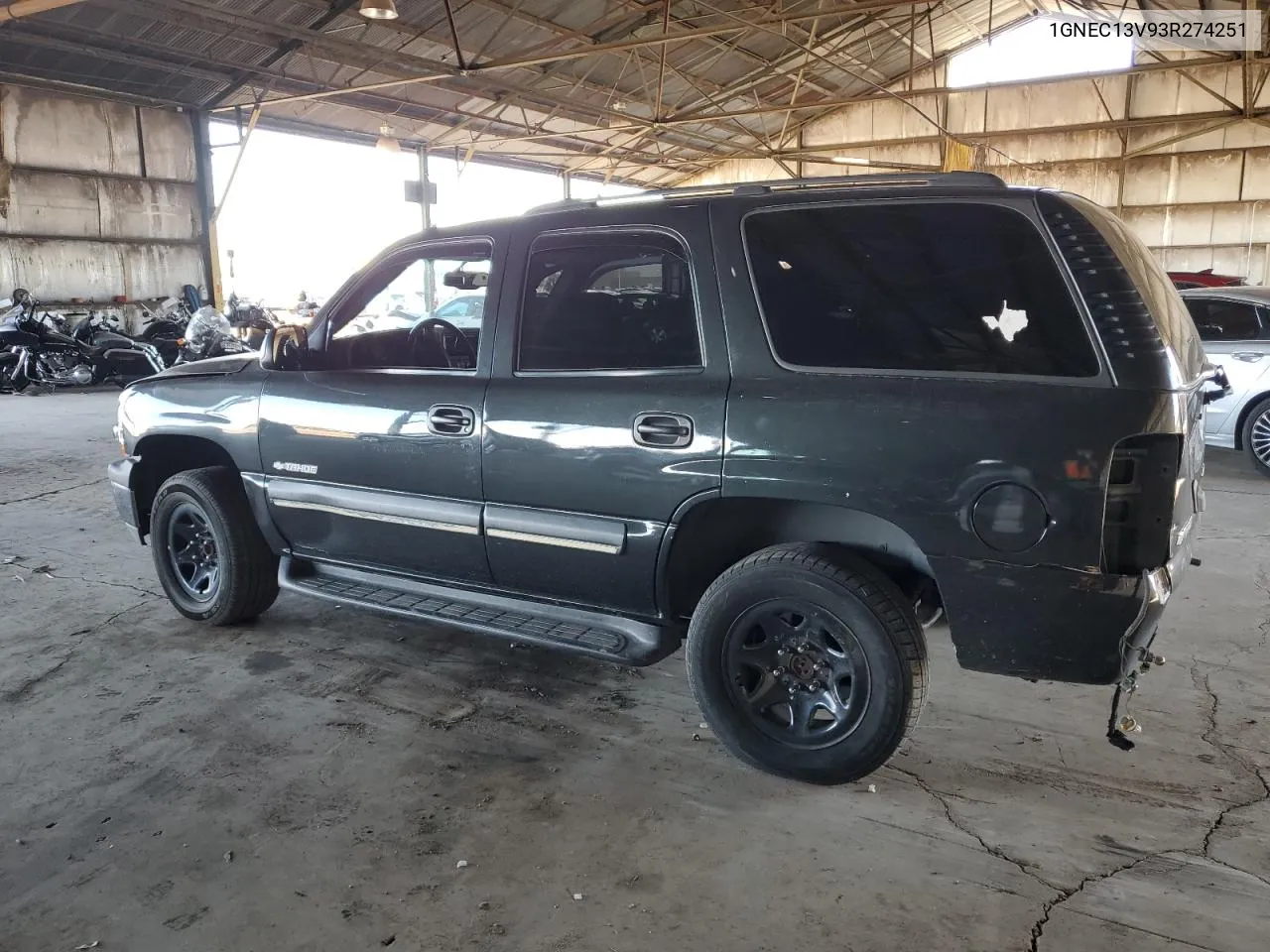 2003 Chevrolet Tahoe C1500 VIN: 1GNEC13V93R274251 Lot: 80020784