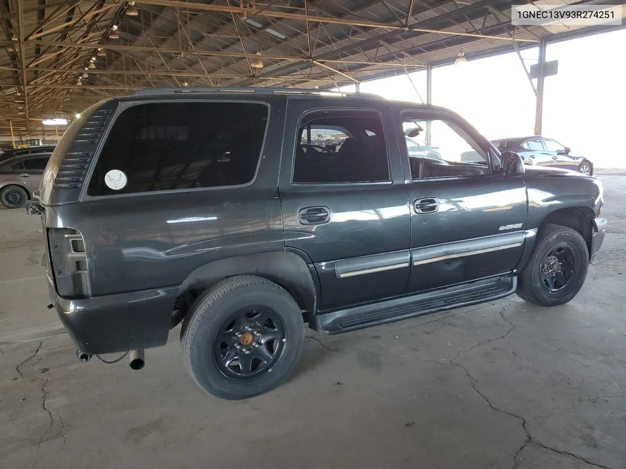 2003 Chevrolet Tahoe C1500 VIN: 1GNEC13V93R274251 Lot: 80020784