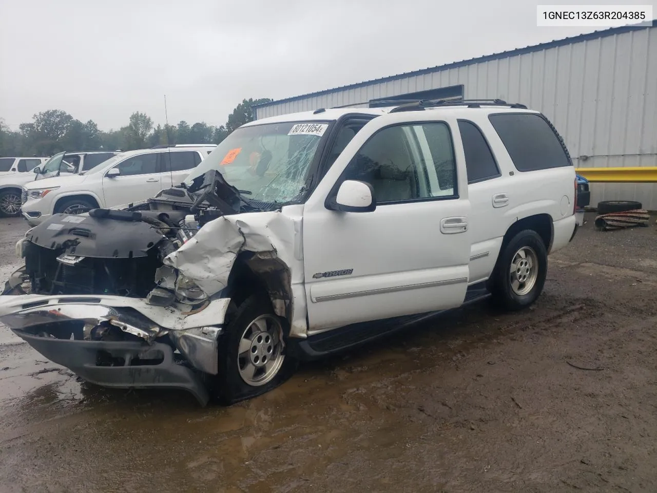 2003 Chevrolet Tahoe C1500 VIN: 1GNEC13Z63R204385 Lot: 80121054