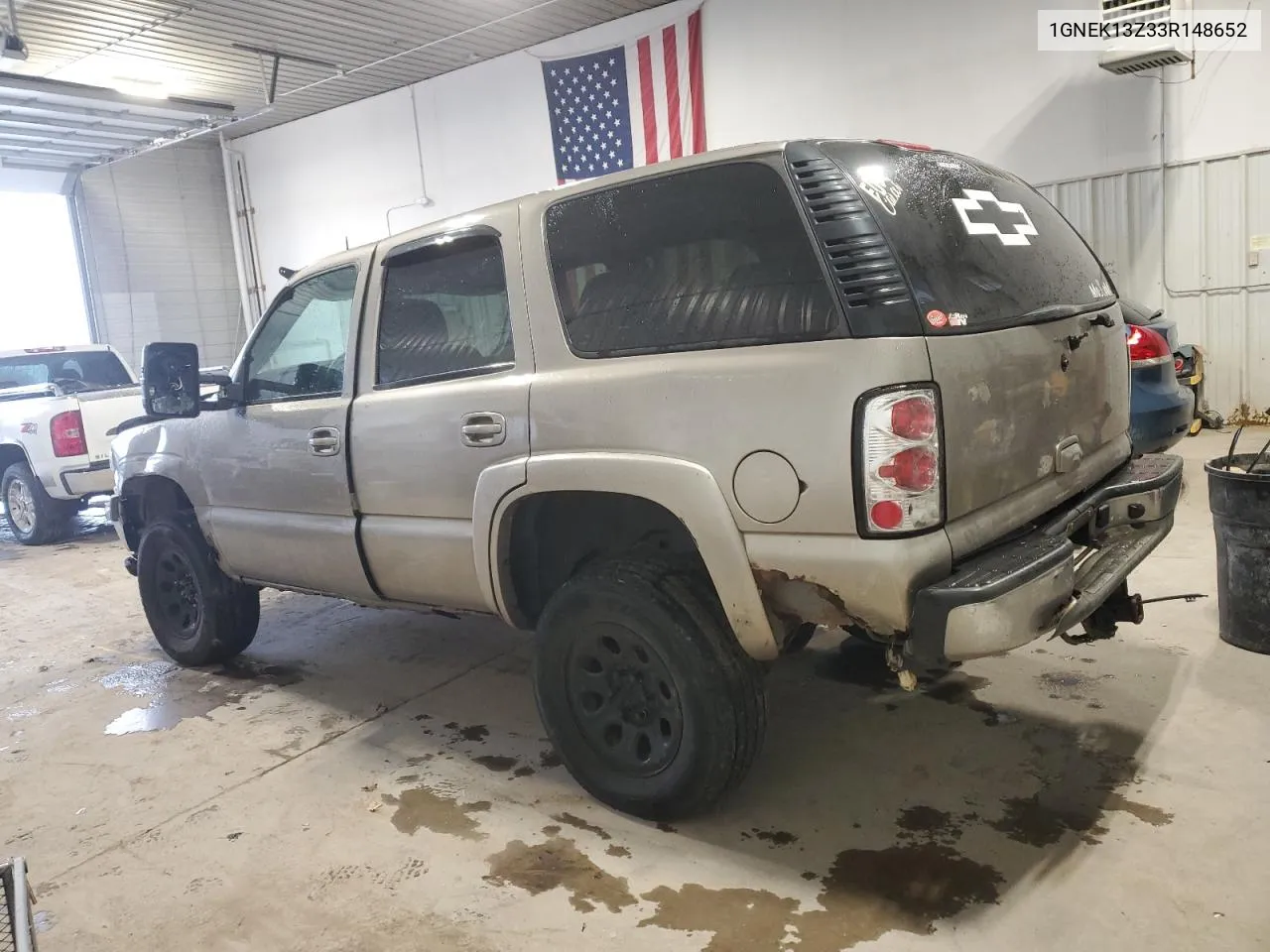 2003 Chevrolet Tahoe K1500 VIN: 1GNEK13Z33R148652 Lot: 80278794