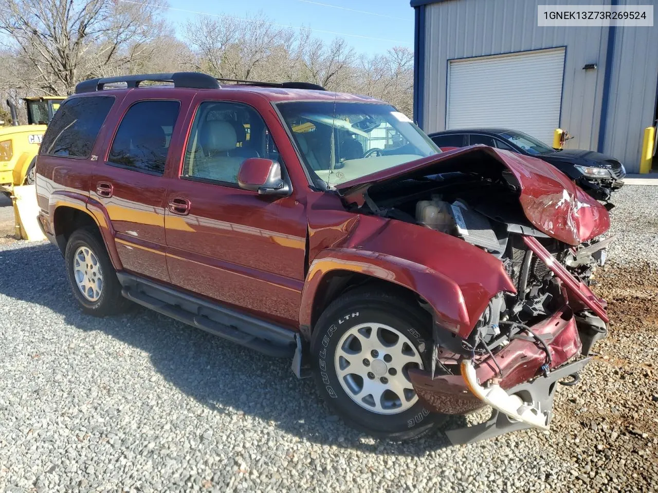 2003 Chevrolet Tahoe K1500 VIN: 1GNEK13Z73R269524 Lot: 80464653