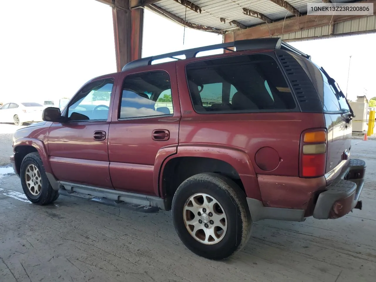 2003 Chevrolet Tahoe K1500 VIN: 1GNEK13Z23R200806 Lot: 80877934