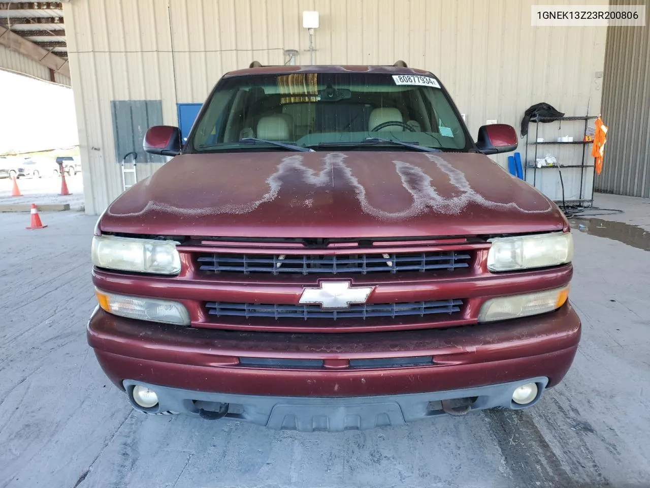 2003 Chevrolet Tahoe K1500 VIN: 1GNEK13Z23R200806 Lot: 80877934