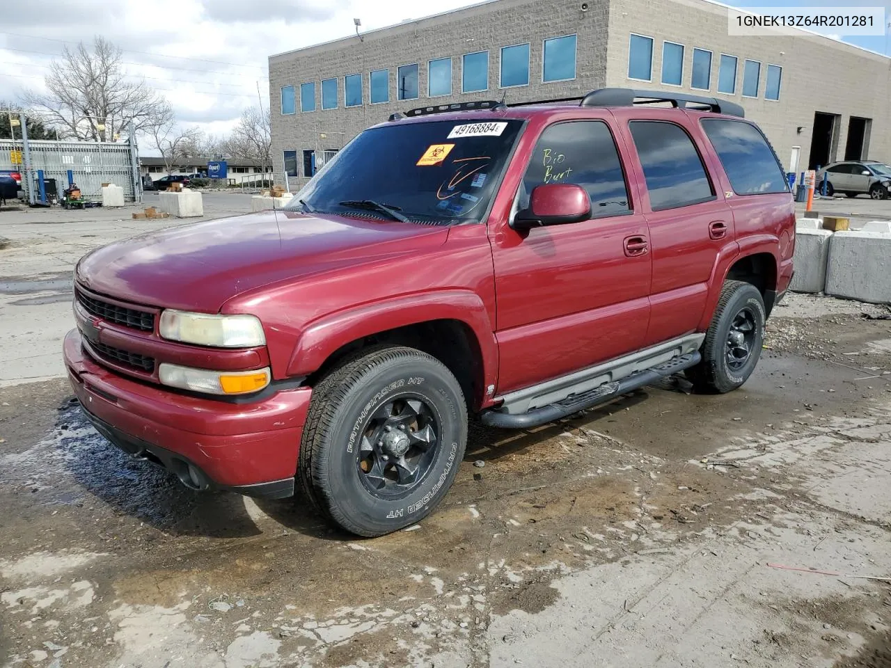 2004 Chevrolet Tahoe K1500 VIN: 1GNEK13Z64R201281 Lot: 49168884