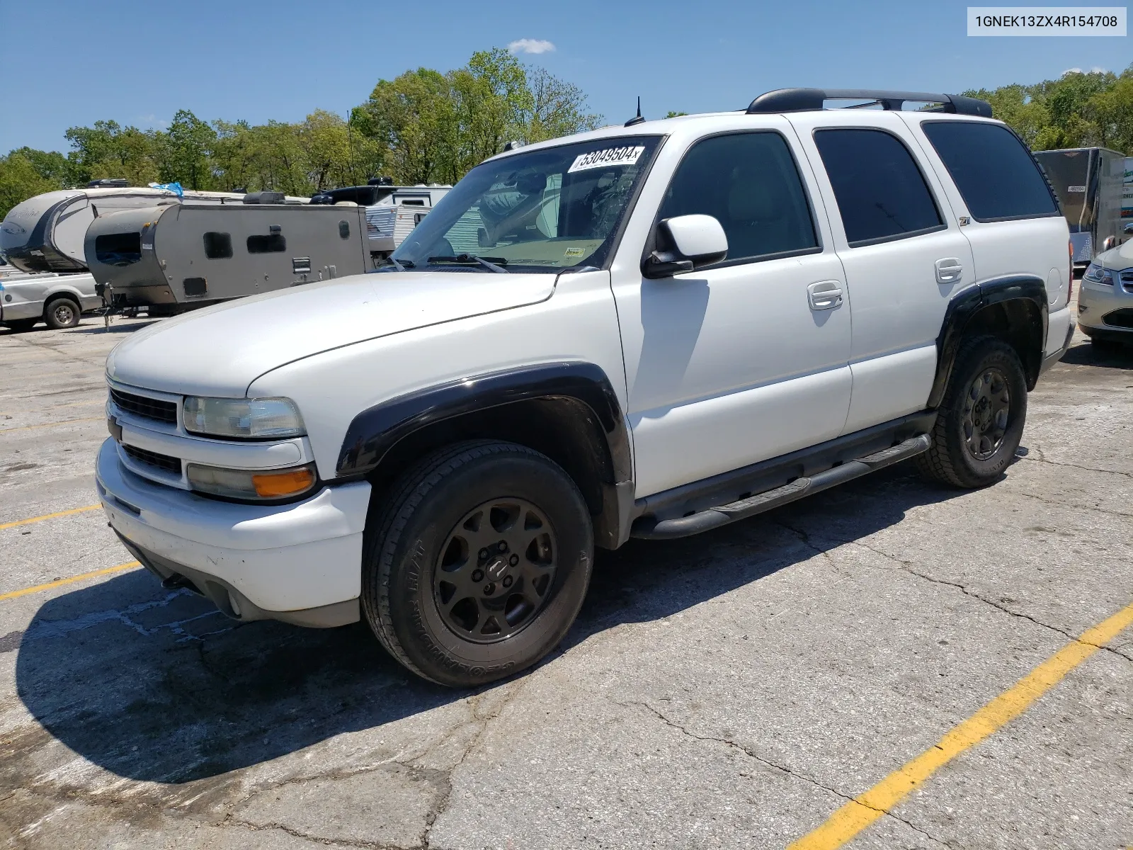 2004 Chevrolet Tahoe K1500 VIN: 1GNEK13ZX4R154708 Lot: 53049504