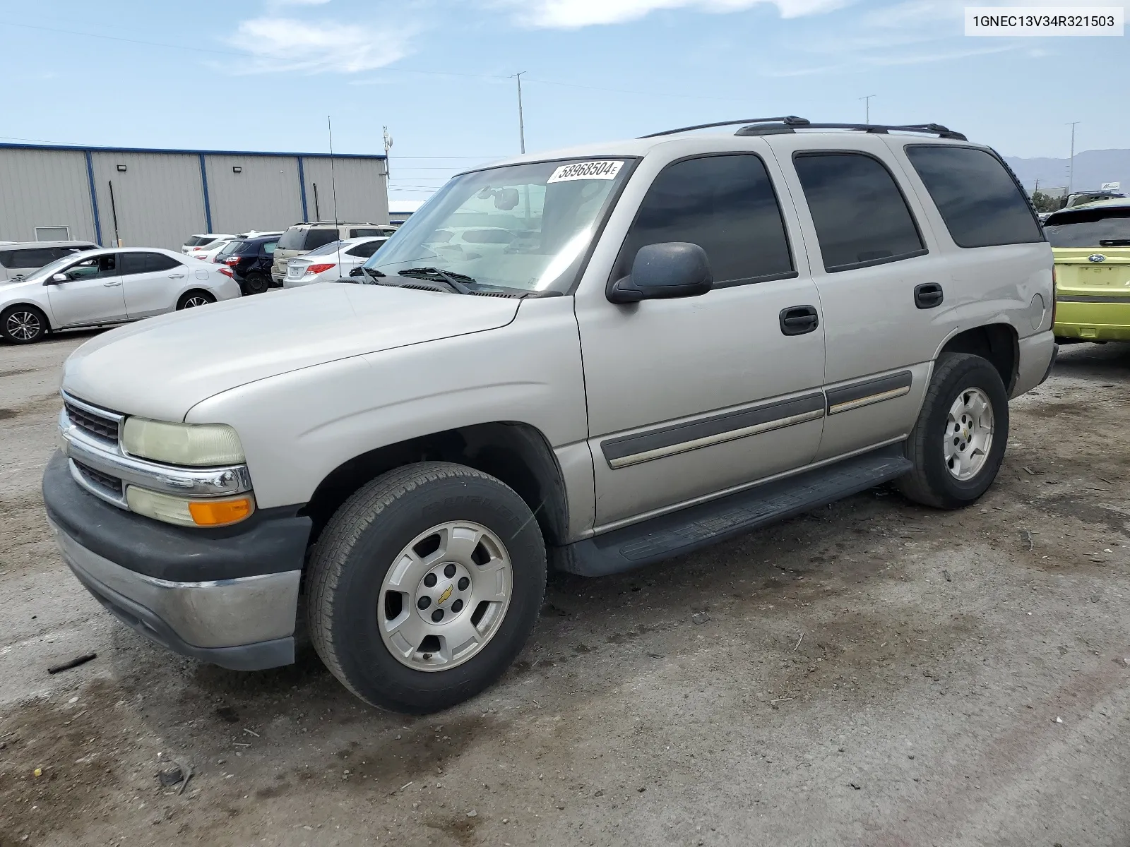 2004 Chevrolet Tahoe C1500 VIN: 1GNEC13V34R321503 Lot: 58968504