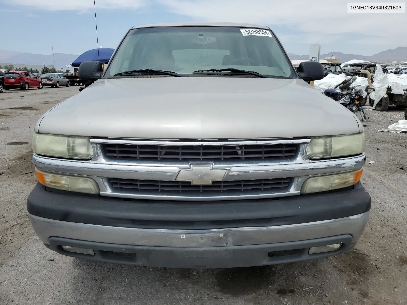 2004 Chevrolet Tahoe C1500 VIN: 1GNEC13V34R321503 Lot: 58968504