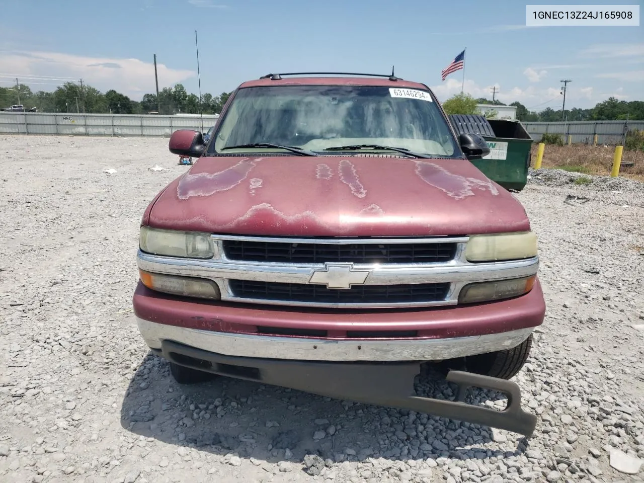 2004 Chevrolet Tahoe C1500 VIN: 1GNEC13Z24J165908 Lot: 63146294