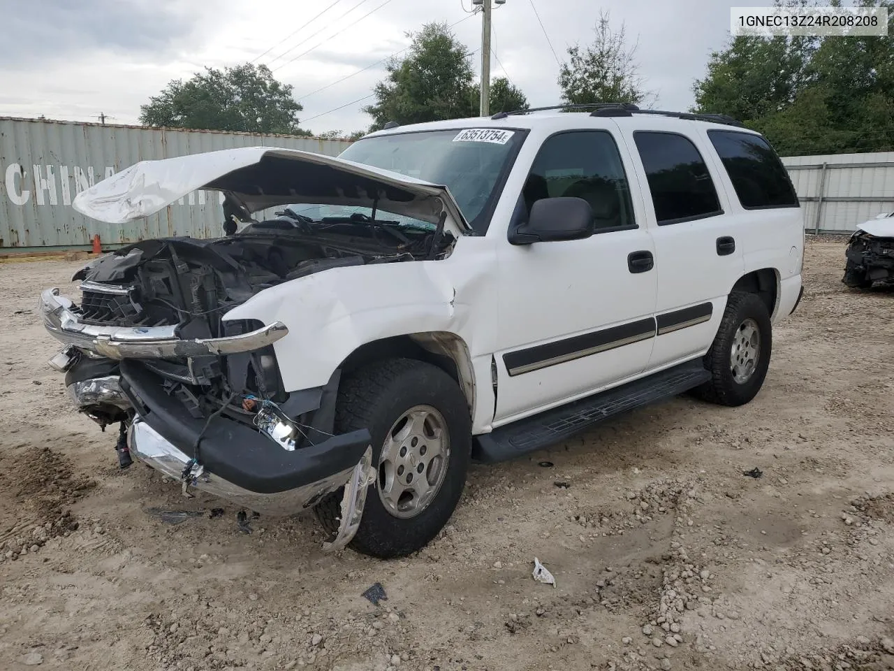 2004 Chevrolet Tahoe C1500 VIN: 1GNEC13Z24R208208 Lot: 63513754