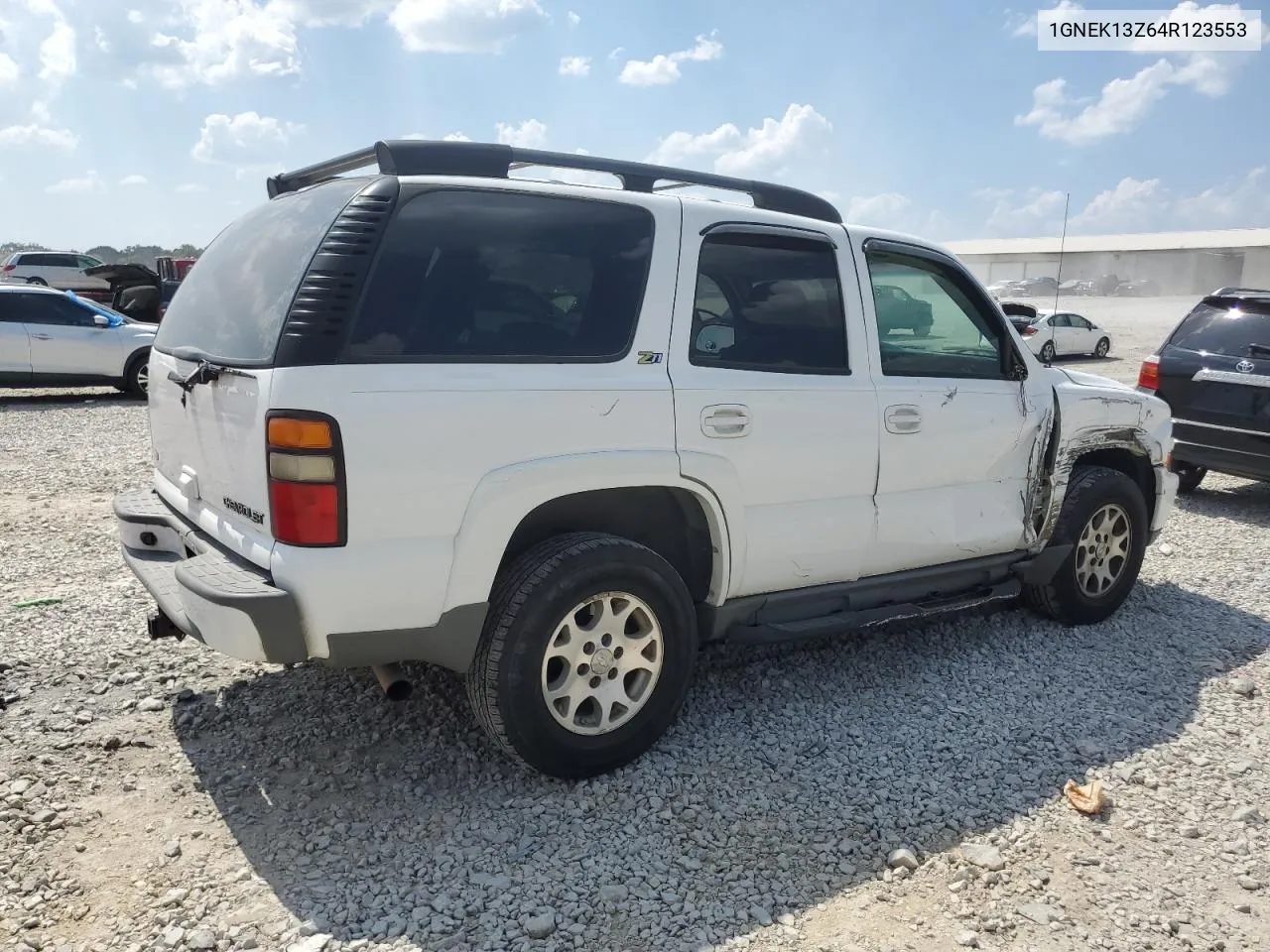 2004 Chevrolet Tahoe K1500 VIN: 1GNEK13Z64R123553 Lot: 69650594