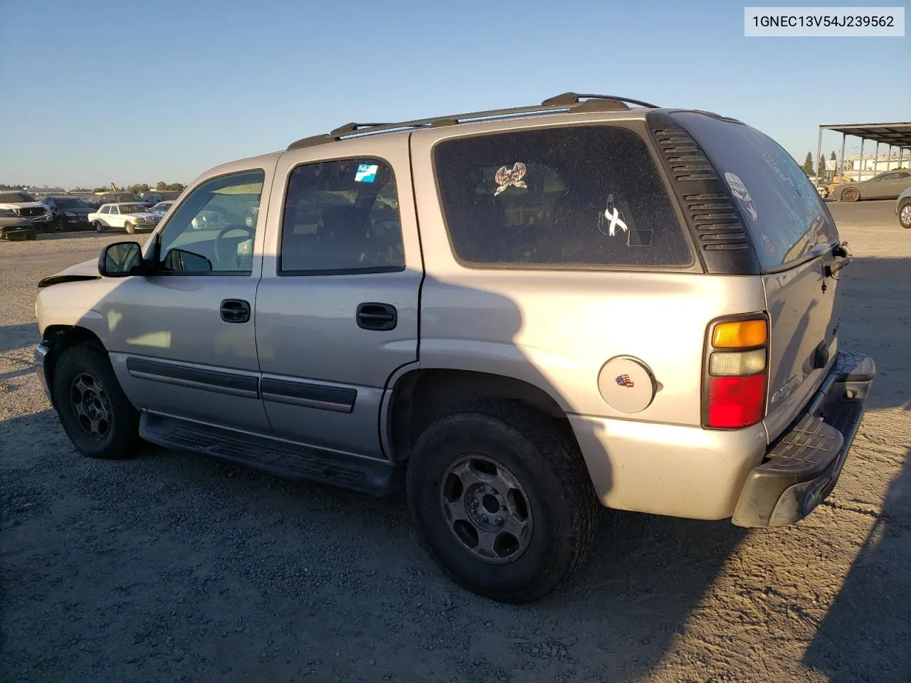 2004 Chevrolet Tahoe C1500 VIN: 1GNEC13V54J239562 Lot: 71032394