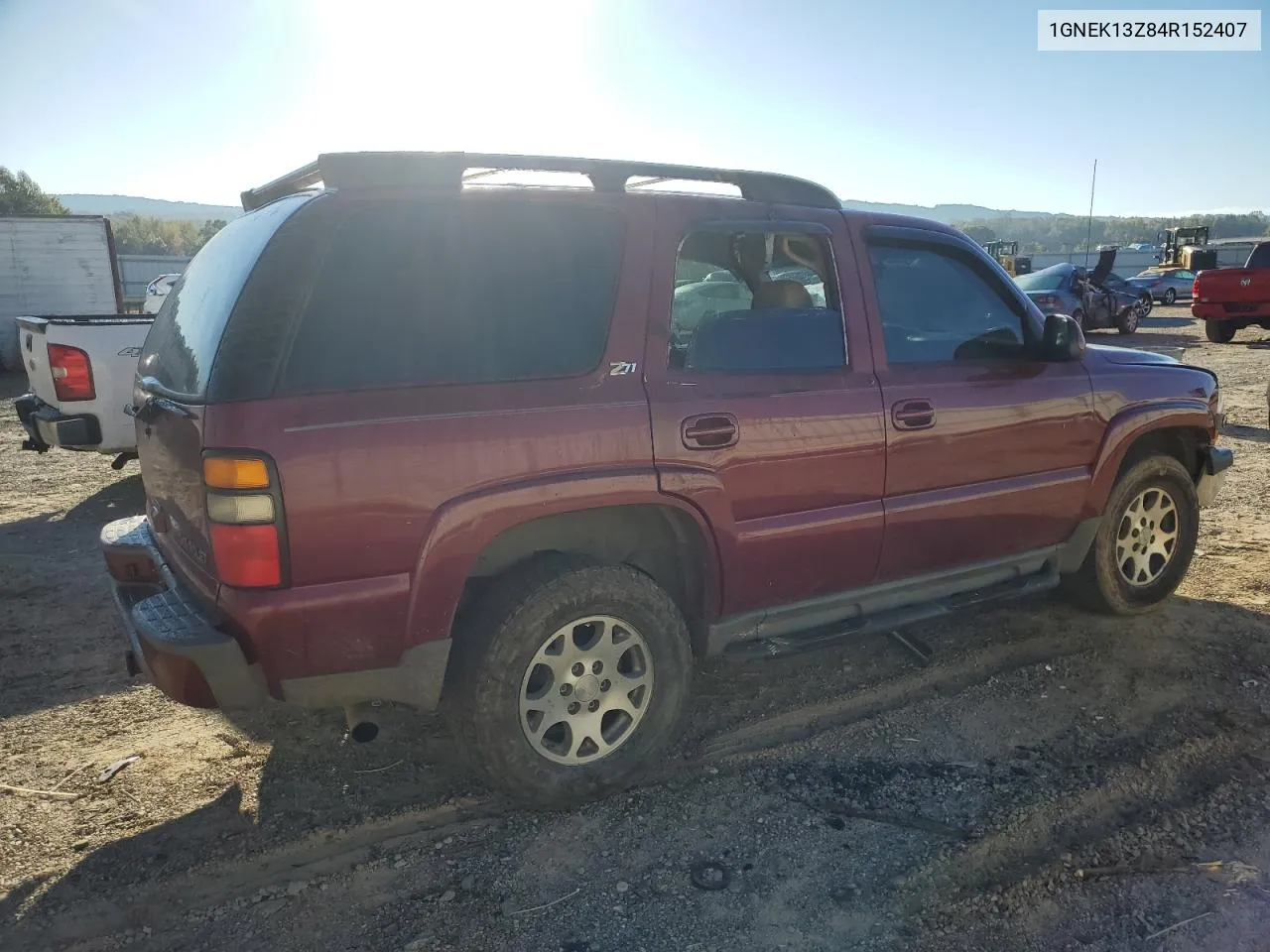 2004 Chevrolet Tahoe K1500 VIN: 1GNEK13Z84R152407 Lot: 71401434