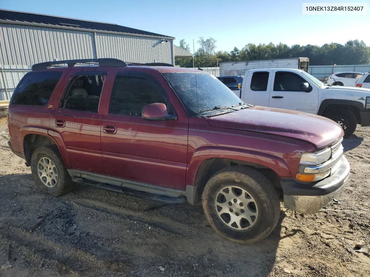 2004 Chevrolet Tahoe K1500 VIN: 1GNEK13Z84R152407 Lot: 71401434