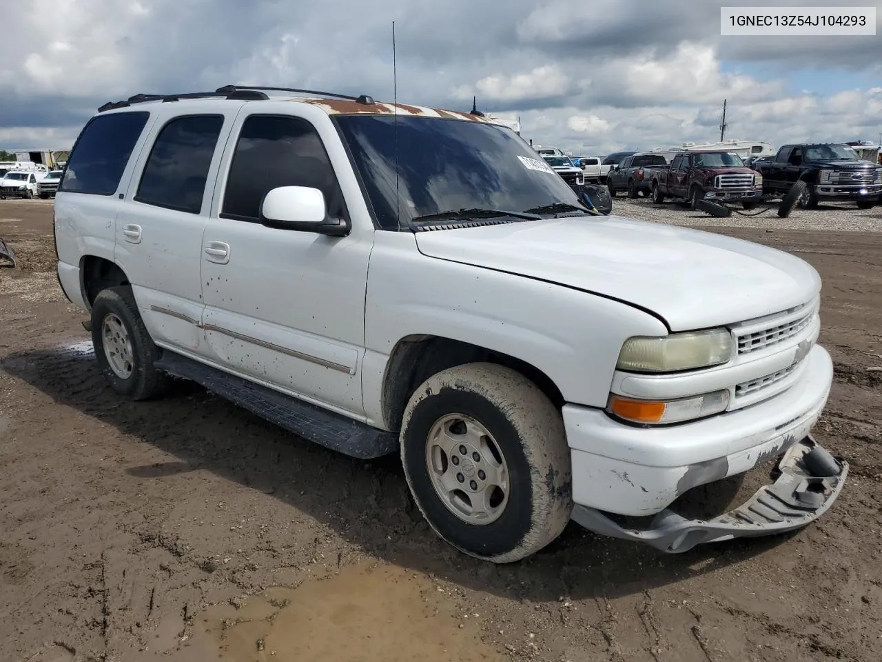 2004 Chevrolet Tahoe C1500 VIN: 1GNEC13Z54J104293 Lot: 71431754