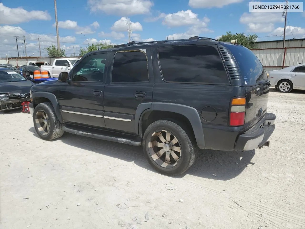 2004 Chevrolet Tahoe C1500 VIN: 1GNEC13Z94R321766 Lot: 71451304