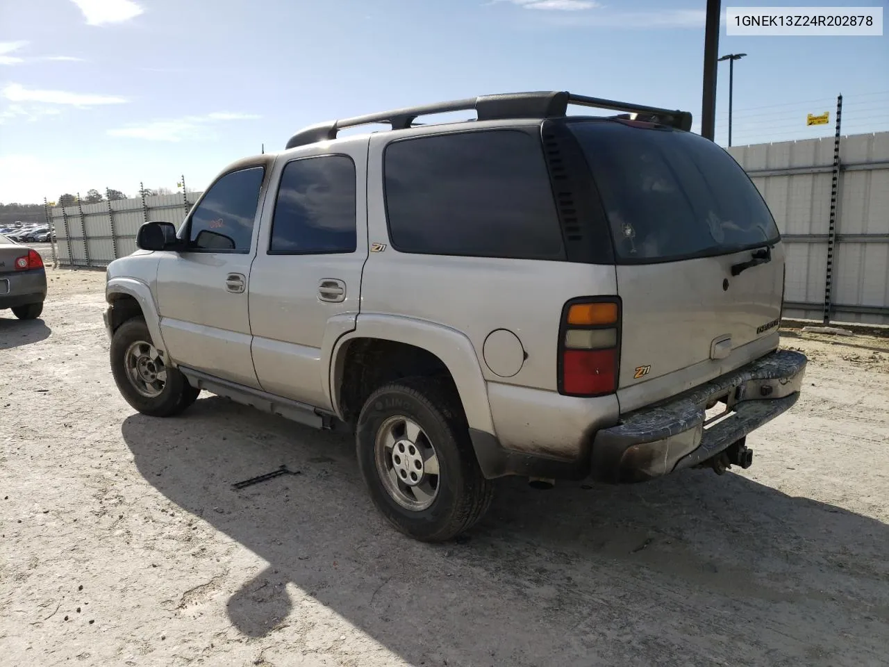 2004 Chevrolet Tahoe K1500 VIN: 1GNEK13Z24R202878 Lot: 71761074